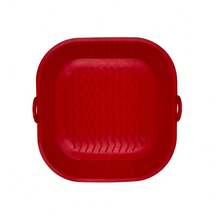 2 件/1 件硅胶炸锅，家用耐热烤盘，圆形不粘硅胶空气炸锅内胆 - 篮子配件，烹饪均匀且易于清洁，适用于家庭厨房和餐厅