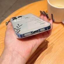 Transparent Phone Case With Bible Verse Patterns, Compatible With For Iphone 11, 12, 13, 14, 15, 16, XS, XR, X, 7, 8 Plus, Pro Max, SE Series. Perfect As A Gift For A Girlfriend, Boyfriend, Friend, Or For Yourself.,Suitable For IPhone 17 Air - 無色 - 查看 5