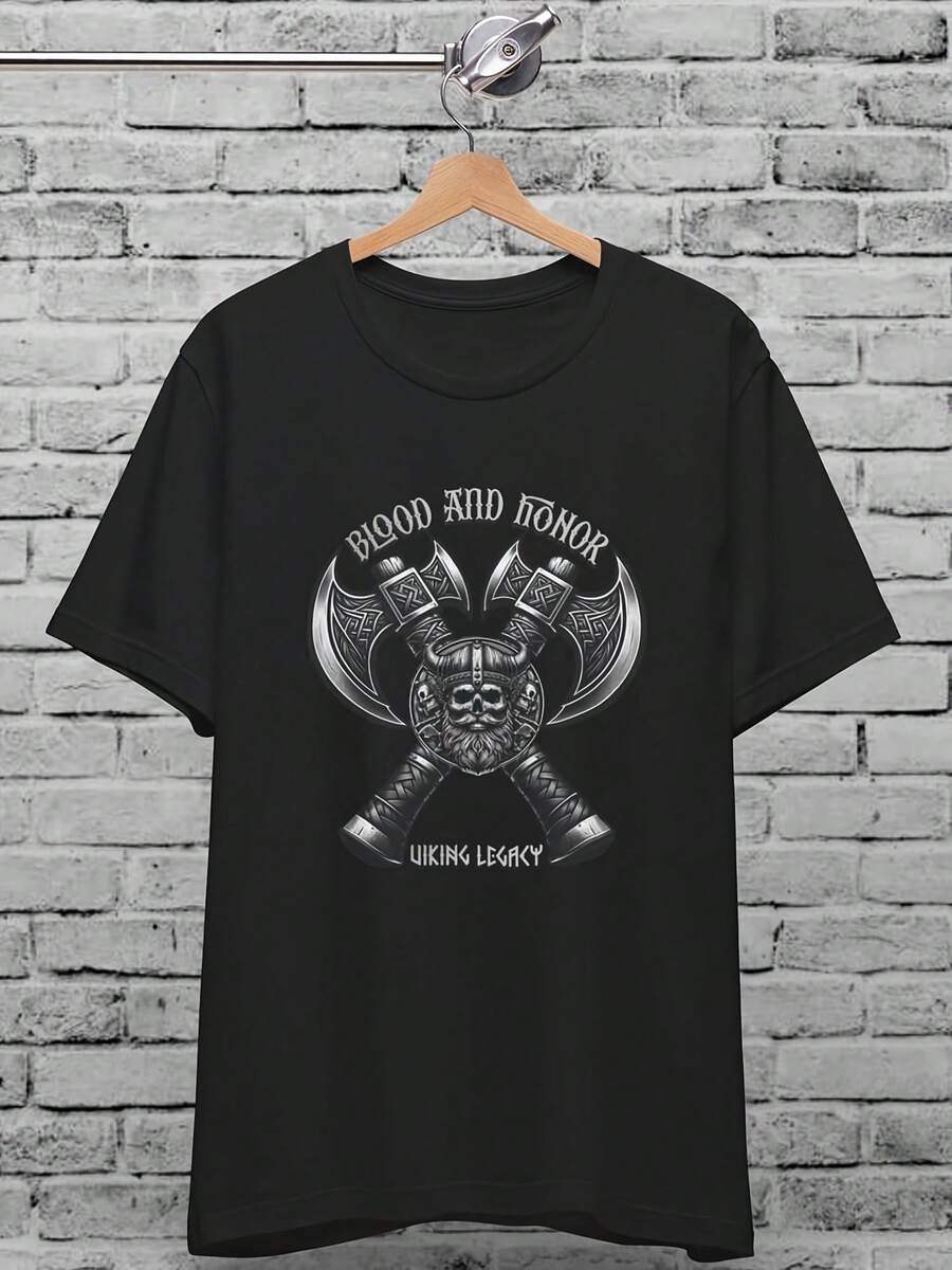 Viking Legacy Uni T-Shirt For And Wo, Norway Norse Mythology, Vikings Shirt, Valhalla Odin Thor, Birthday Gift, Funny Cistmas - Style24 - 查看 1