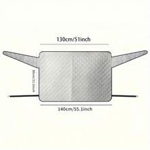 汽车后窗防雪罩，防雪防冰挡风玻璃保护罩，防水挡风玻璃雪罩，冬季汽车必备配件（140厘米*80厘米） - 特斯拉專用 - 查看 3