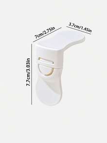 6/12 白色多功能转角抽屉锁 - 儿童锁、婴儿安全锁、直角锁、时尚设计、现代安全、耐用塑料、免钻孔，适用于厨房、卧室和客厅直角橱柜门锁、冰箱锁 - 彩色 - 查看 2