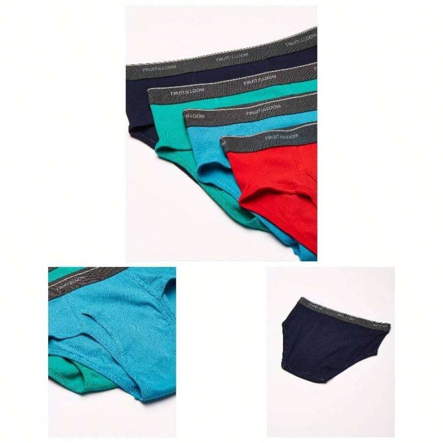 4P461LM. 103 Bxer hombre ropa interior de algodn suave para uso diario color negro con diseo cmodo y elstico - CH + Varios - Ver 1