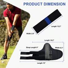 Golf Trainingsset mit Armband und Handgelenkband, Golf Schwungtrainingsgeräte zur Korrektur des Handgelenk-Winkels und Entwicklung des Muskelgedächtnisses, geeignet für Anfänger Golfer