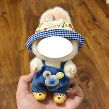 【仅衣服】17CM休闲时尚连体裤，1/2/3代可爱娃娃毛绒玩偶背带裤套装 适用于（不含娃娃和鞋子） - 彩色 - 查看 12