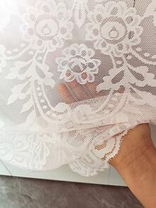 128cm*65cm/1pc Handmade DIY Lace Trim, Pale Pink Color, Suitable For Clothing, Headwear, Sofa, Lampshade, Tablecloth And Other Decorations