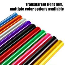 1pc 30x60cm/11.81x23.62in Car Headlight Film, Gloss Vinyl Wrap Sticker, Matte Tint Tail Light Smoke Film For Motorcycle Headlight Protection - Multicolor - View 3