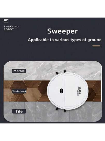 Robot Stofzuiger Cleaner Self Cleaning 1000Pa Suction Wet Dry Mopping Electric Sweeper view 7