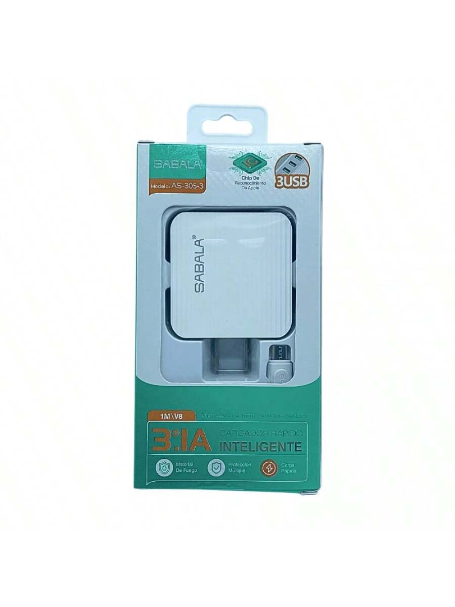 CARGADOR SABALA CABLE V8, 15W