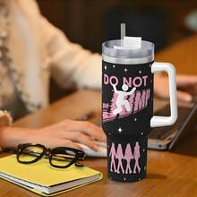 40oz/20oz SCHWARZ ROSA 9. Jahrestags "JUMP" & "schwarz DEADLINE" Welttournee - Edelstahl Vakuumisolierter Becher, inspiriert von 'JUMP' & 'BLINK' Album, auslaufsicher mit Griff & Strohhalm, isoliert für heiße/kalte Getränke (Kaffee/Tee/Heiße Schokolade), wiederverwendbar & lustiger K-Pop Sammlerstück - perfekt für Schule, Reisen, Valentinstag & Fans!