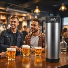 Corny Keg, 5 Gallon Ball Lock Keg, SUS304 Cold Brew Kegs With Dual Rubber Handles & Heavy-Duty Rubber Bottom, Brewing Equipment For Home Brewing Party, 1 PCS - Storage Bucket 5gal - View 1