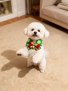 4pcs/Set Random Pet Bow Tie, Suitable For Cats And Dogs To Wear For Christmas - Multicolor - View 2