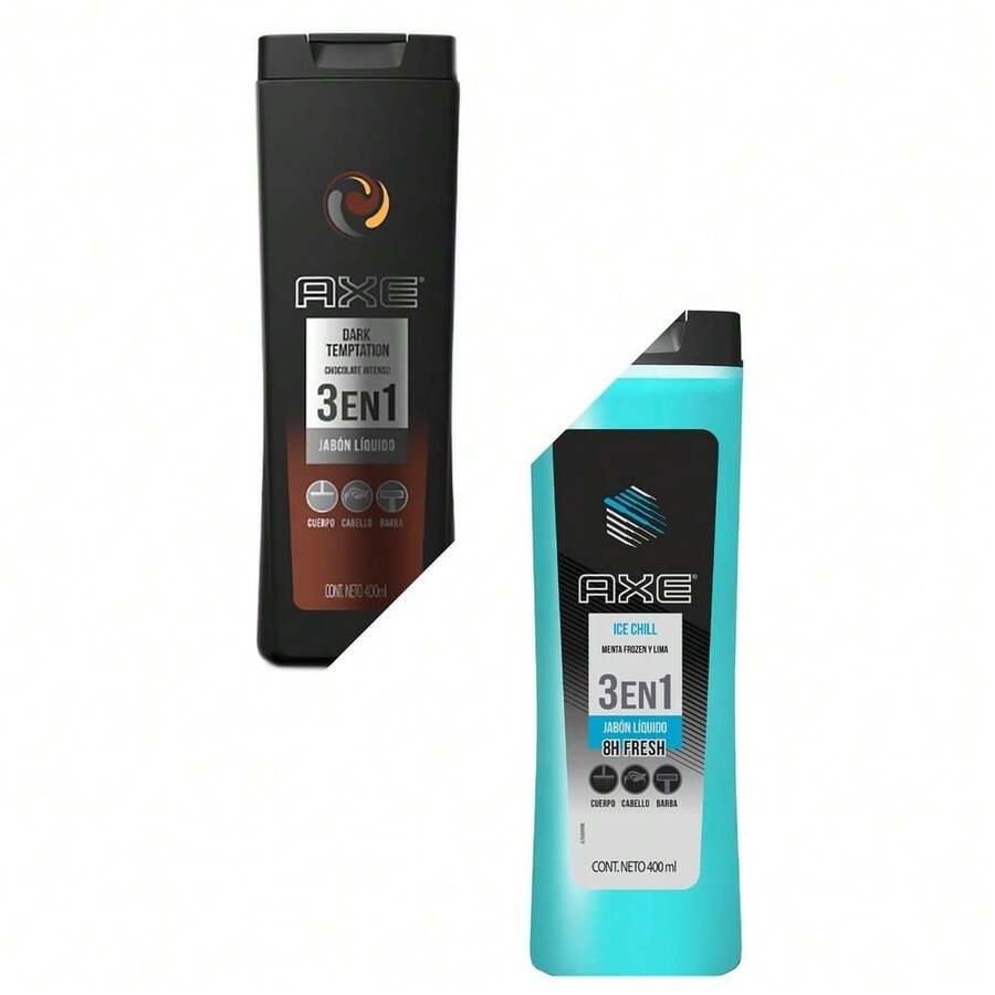 Jabó íquido 3 en 1 Ice Chill de 400 ml - Gel Hidratante, Perfumado y Biodegradable para óvenes - Multicolor - Ver 1