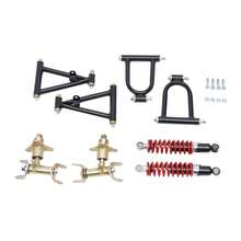 Front Suspension Swingarm Assembly, Iron DIY Parts For Buggy ATV Go Kart Bike, Black+Red Spray Molding Direct Replacement, W/ Installation Accessories - Black,Red - View 11