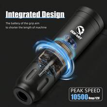 DQFART Kit tatuaggio senza fili, dotato di alimentazione da 1500mAh, macchina per tatuaggi tutto in uno, un kit tatuaggio completo adatto a principianti e artisti del tatuaggio, inclusi aghi per tatuaggi, inchiostro per tatuaggi e vari accessori per tatuaggi, forniture per tatuaggi