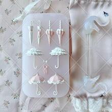 蕾丝阳伞树脂浇铸模具、硅胶模具配件、树脂液体模具、树脂钥匙扣硅胶模具、树脂模具 - 矽膠 - 查看 6