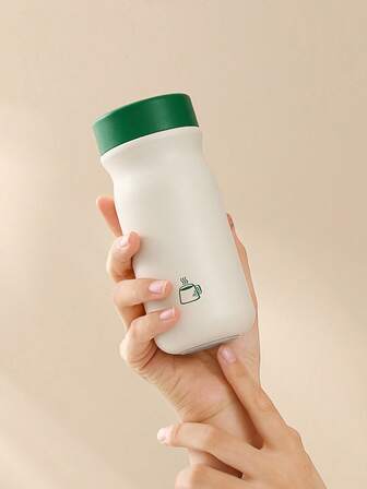 1 件时尚迷你 316 不锈钢双层隔热杯，徒步休闲杯，女士口袋杯，简约风格礼品杯，平底杯