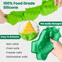 1 buc. matriță din silicon pentru brad de Crăciun - tavă 3D pentru tort pentru copt, matrițe de săpun lucrate manual, biscuiți, tavă pentru ciocolată și cuburi de gheață, esențială DIY