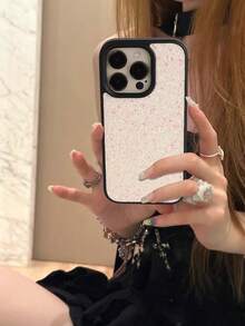 1 件装奢华水钻皮革手机壳，兼容 16e、17、16、15、14、13、12、11 Pro Max Plus、X、XS、XR、7、8 以及 Galaxy S21、S22、S23、S24 Plus、S25 Ultra、A15、A16、A55、A53 - 白色 - 查看 3