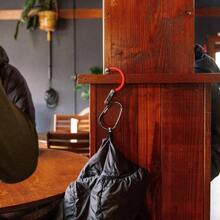 HEROCLIP Mosquetn con Clip y Gancho Mediano para Camping Mochila Maletas y Organizacin de Cochera Negro Durable y Prctico - Naranja + M + 1 paquete - Ver 10