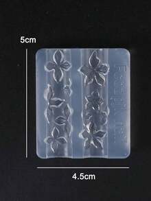 1pc Lily Flower Nail Art Carving Mold, Embossed Hibiscus Petal Pattern Design Template, DIY Nail Stamping Tool, Nail Art Supplies, Nail Tools, Nail Art Tools, Back To School Season, Nail Art, Nail Art Tools (Suitable For Nail Stickers) - Thông thoáng - Xem 12