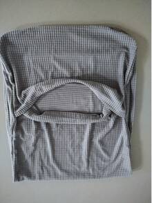 1件装极地绒薄款榻榻米椅套沙发套弹力地板椅套防污秋千垫套飘窗垫套