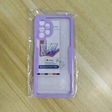 Hadaasi 1pc Soft TPU Bumper + Hard PC Back 2-In-1 Full Coverage Transparent Phone Case With Front Screen Protector, Compatible With IPhone 17 Pro/17 Pro Max/Air/17/16/16E/16 Pro Max/15/14/13/12/11 Pro Max/Plus/SE2/SE3, Galaxy M36/S25 FE, 12/13C/12C/Note 12 Pro/NOTE14 PRO+/NOTE13 PRO/NOTE13 PRO+, POCO M6 PRO, Reno14 Pro/Reno14 F, Hot 60 Pro/Hot 60 Pro+ - Mauve Purple - View 86