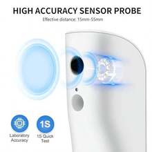 Termómetro Digital de Temperatura de Bolsillo Ultra Portátil (Blanco) - Negro - Ver 3