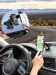 Car Cellphone Holder - Black - View 2