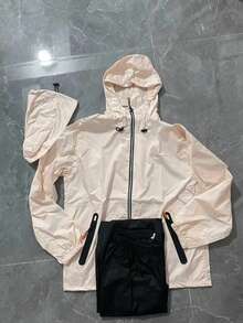 Waterproof Rain Jacket] Waterproof Lightweight Hooded Windbreaker - Women's Packable Active Outdoor Raincoat Jacket