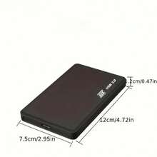 4TB 2TB Portable Hard Drive External Hard Drive 4TB 2TB USB 3.0 Data Transfer External Hard Disk Compact Minimalist Design, Compatible With Laptop Desktop - Reliable Storage For Students, Professionals, Portable Storage Sleek Design Compact Hard Drive - 2TB - View 3