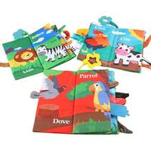 Libros De Tela Para Bebes Textura Suave Diseños Coloridos - Animales del océano - Ver 3
