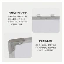 Wall-Mounted Whiteboard Bulletin Board, Blank, Includes One Marker, One Whiteboard Eraser, And A Set Of Four Magnets. Choose From Two Sizes. Magnetic Board, Detachable Pen Tray, Eraser, Markers, And Hanging Hardware. - S - Xem 8