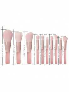 30pcs Makeup Tools Set Including:10PCS Makeup Brush Set+4PCS Makeup Sponges+4PCS Mini Makeup Sponges+4PCS Triangle Powder Puffs+4PCS Mini Air Cushion Powder Puffs+1pc Facial Cleansing Sponges+1pc Hairband+2PCS Hand Bowl Strap Makeup Brush Random Color,Brush Set,Makeup Brush Kit,Make Up Brush Set,Make Up Set Complete,Makeup Brush Set,Complete Makeup Kit,Brush Kit,Brushes Makeup Set,Makeup Gift Set - Pink - View 7