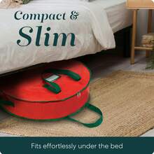 Túi đựng cây thông Noel Cosy Family 7,5 ft - Túi đựng cây thông Noel nhân tạo cỡ lớn siêu bền có tay cầm gia cố và khóa kéo kép, mở rộng. Túi đựng vòng hoa Giáng sinh - Chất liệu bạt, khóa kéo, tay cầm chắc chắn, chống côn trùng - Lý tưởng để sắp xếp đồ đạc trong nhà, gara để trang trí vòng hoa ngày lễ theo mùa - Nhiều màu - Xem 8