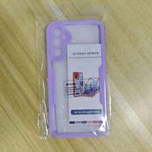 Hadaasi 1pc Soft TPU Bumper + Hard PC Back 2-In-1 Full Coverage Transparent Phone Case With Front Screen Protector, Compatible With IPhone 17 Pro/17 Pro Max/Air/17/16/16E/16 Pro Max/15/14/13/12/11 Pro Max/Plus/SE2/SE3, Galaxy M36/S25 FE, 12/13C/12C/Note 12 Pro/NOTE14 PRO+/NOTE13 PRO/NOTE13 PRO+, POCO M6 PRO, Reno14 Pro/Reno14 F, Hot 60 Pro/Hot 60 Pro+ - Mauve Purple - View 104