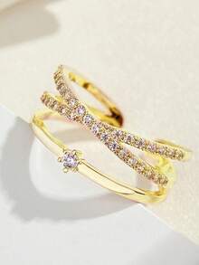 1 chiếc nhẫn ngón cái sang trọng dành cho nữ, phong cách Niche Ins, thiết kế cao cấp, dây đeo mở tối giản có thể điều chỉnh, đa năng - Nhiều màu - Xem 9