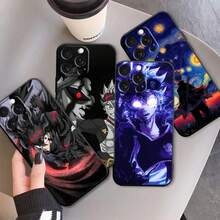 Custodia per telefono morbida nera compatibile con Apple 16, 15, 14, 13, 12, 11, XS, XR, X, Pro, Max, Plus, Mini, con cover ispirata al fumetto anime Black Clover. Compatibile anche con Galaxy S17, S17 Pro, S17 Pro Max. - HA11207HSE - Visualizzare 5