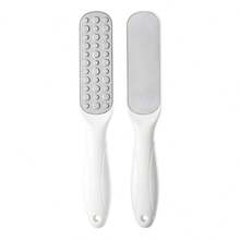 Double Side Foot File Callus Remover For Dead Skin Professional Pedicure Tools Stainless Steel Foot Pedicure Tools - 白色 - 查看 5