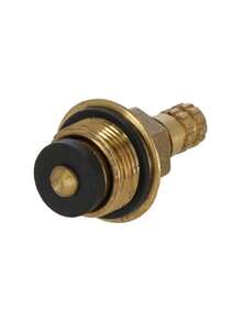 Par de 2 piezas vástagos cartuchos para regadera de vuelta completa Solvex repuestos vástagos cartuchos compatibles regadera Solvex paquete 2 piezas garantia ajuste perfecto mejora funcionamiento reemplazo facil para sistemas de ducha mantenimiento hogar instalacion sencilla - Dorado - Ver 4