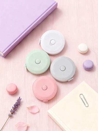 2 件可伸缩卷尺卷轴，59.06 英寸，柔软灵活的尺子，适用于服装裁缝，迷你便携式自动卷尺，不含铅，采用耐用的替代刀片材料