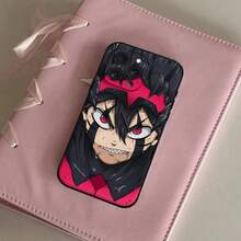 Custodia per telefono con motivo dell'anime Black Clover, compatibile con modelli 17/16/15/13/14 Pro Max/11 Plus/X/Xr/Xs Max/12 Mini, custodia compatibile con 17, 17 Pro, 17 Pro Max