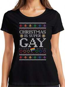 Christmas Tree String Lights - Christmas Gift T-Shirt For Men - 黑九 - View 8