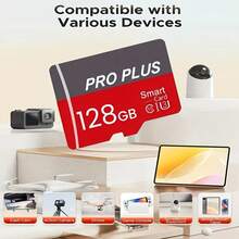 Micro High-Speed TF Card With SD Adapter - C10 U3 Class 10 Memory Card, 128GB/64GB/32GB/16GB/8GB, Compatible With Tablets, Smartphones, Laptops, Cameras & Car Audio Systems, Compact & Lightweight Design, Reliable Performance For Video Recording, Gaming, Multimedia Storage - Portable External Storage Solution, Micro Sd Memory Card, Micro Sd Card, Memory Card For Phone, Sd Card For Android Phone, Memory Card Micro Sd, Gb Micro Sd Card, Sd Card Micro, Micro Sd Card Bulk - 128GB - Xem 5