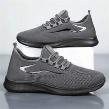 Men's Breathable Mesh Casual Sneakers, Lightweight And Comfortable