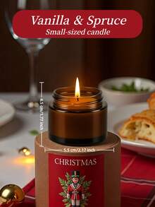 圣诞之夜 - 100克/200克/50克玻璃罐装香氛大豆蜡烛 | 香薰蜡烛,送给闺蜜的生日礼物,送给女性的冬季礼物,圣诞家居装饰。 - 聖誕節款 - 查看 9