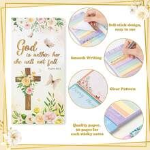 Farbenfroher inspirierender Zitat-Haftnotizen-Set, mit warmen Erinnerungen wie "Du bist großartig", kräftige Farben für einfache Identifizierung, selbstklebend und leicht ablösbar, ideal zum Aufschreiben von To-Dos und zum Weitergeben von Ermutigung bei Arbeit und Schule