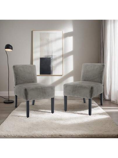 Dining Chairs, Vanity Chair, Thickened Cushions, Padded Seats, Bureau Living Room Armchairs view 2