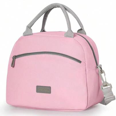 Bolsa de almuerzo aislada, bolsa refrigeradora de almuerzo a prueba de fugas, bolsa de almuerzo reutilizable con correa ajustable para el hombro para el trabajo, la escuela, el picnic para hombres y mujeres, decoración navideña, decoración de Halloween