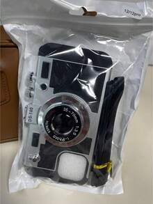 Funda de teléfono en forma de cámara 3D cruzada divertida compatible con iPhone 14 Pro Max, compatible con Apple 13 con cordón, compatible con iPhone 11/12/X/Xs/Xr/Xs Max resistente al agua, a los golpes y a los arañazos