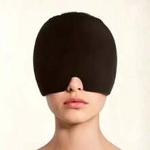 Office Essential Cooling Headband - Hydrogel Stress Relief Mask With Adjustable Fit, Soothes Computer Eye Strain & Tension Headaches